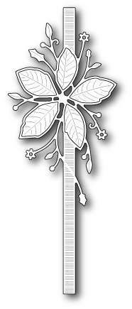 Нож для вырубки Memory Box "Ленточка с пуансетией" (MB309)