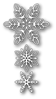 Нож для вырубки Memory Box "Сияющие снежинки" (MB311)