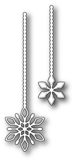 Нож для вырубки Memory Box "Дуэт снежинок Silverdale" (MB313)