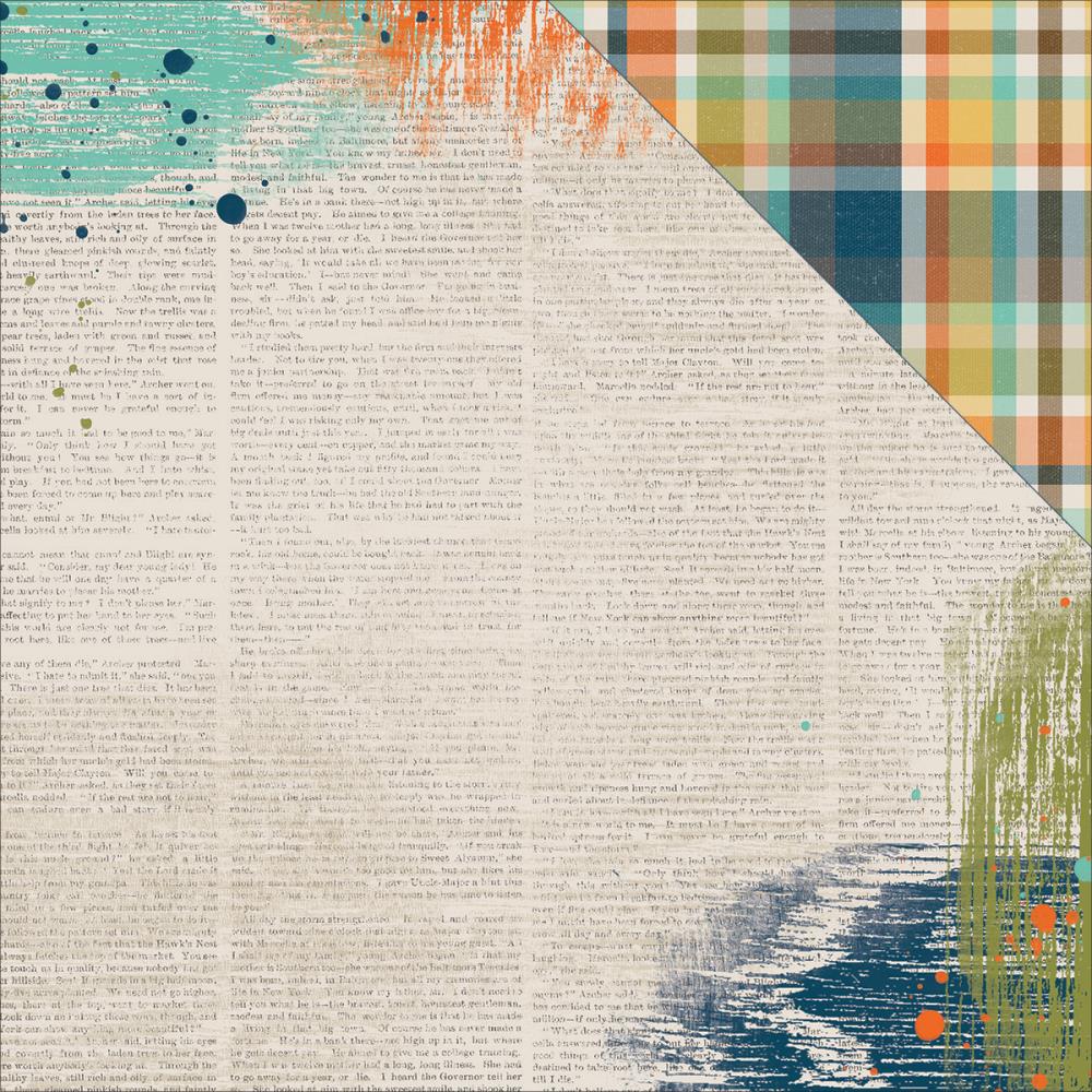 Двусторонняя бумага Simple Stories "So Rad" Chillin' (SS140)