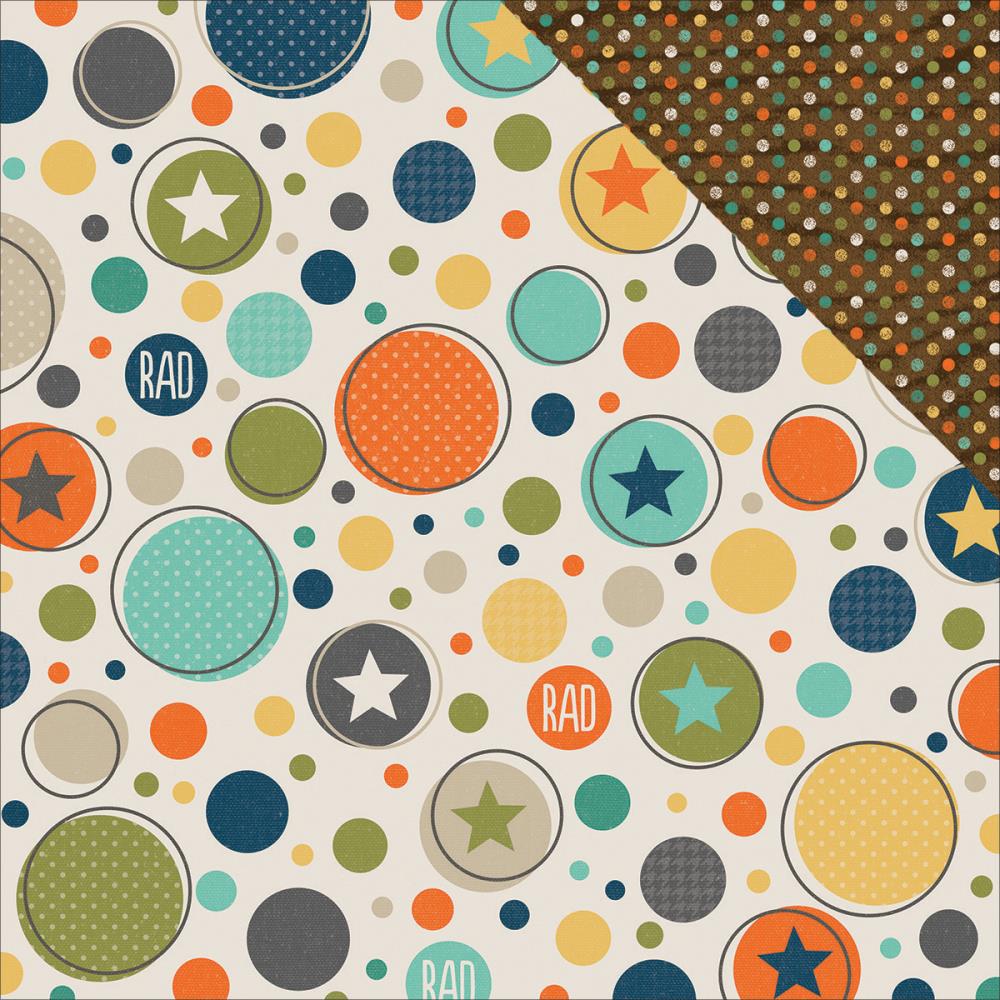 Двусторонняя бумага Simple Stories "So Rad" Rad (SS141)