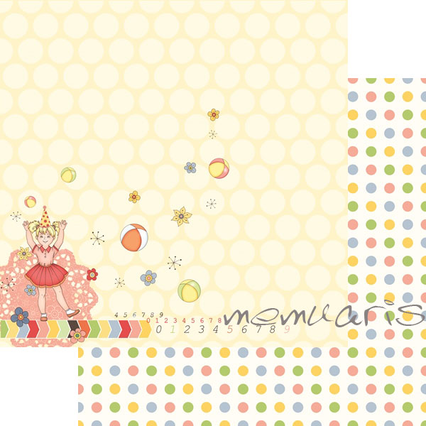 Бумага Scrapberrys "С Днем Рождения!", Праздник Детства (SB262)