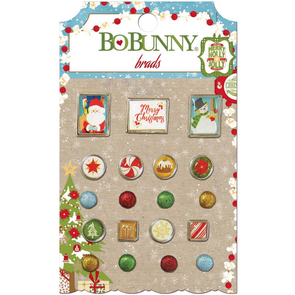 Набор брадс Bo Bunny "Dear Santa "