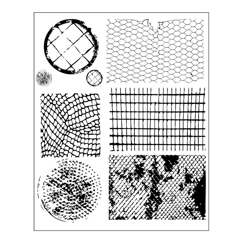 Набор штампов Prima Marketing "Сетка и проволока"