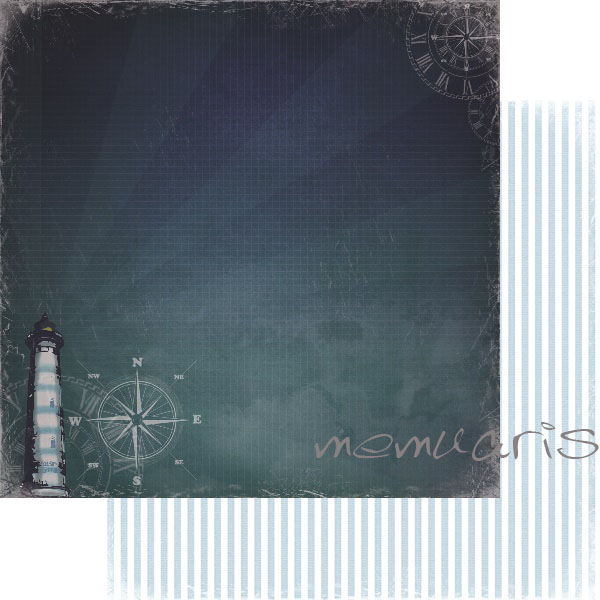 Бумага Scrapberrys "Сказки старого маяка" (SB253-1)