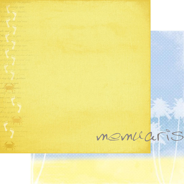 Бумага Scrapberrys "Следы на Песке" (SB253-2)