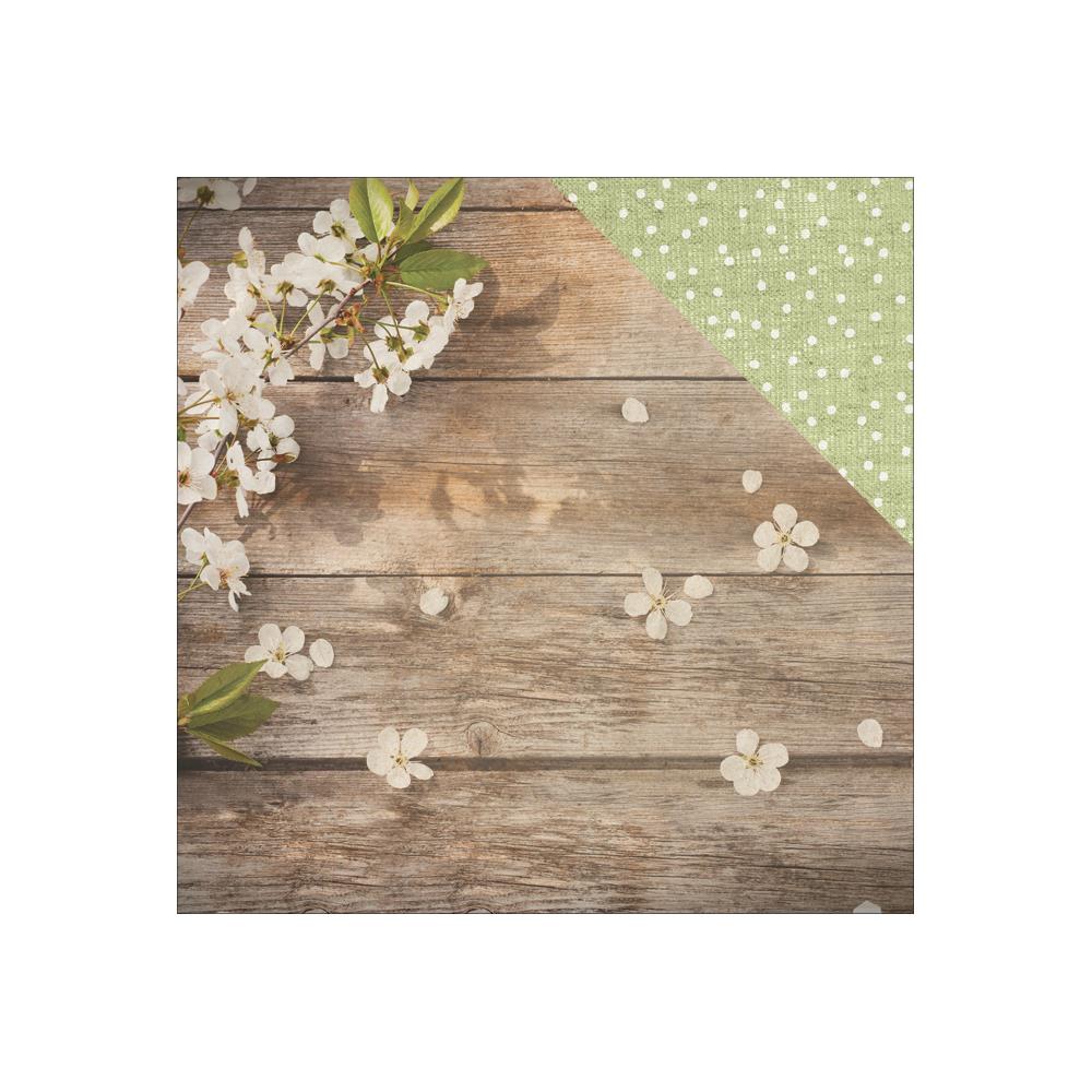 Двусторонняя бумага Paper House "Wedding", Apple Blossoms (PH23)