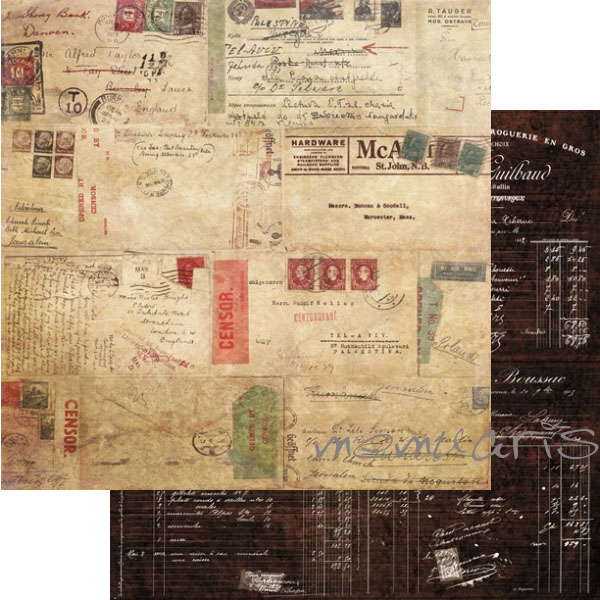 Бумага Scrapberrys "Точка Невозврата" Военная Тайна (SB268)