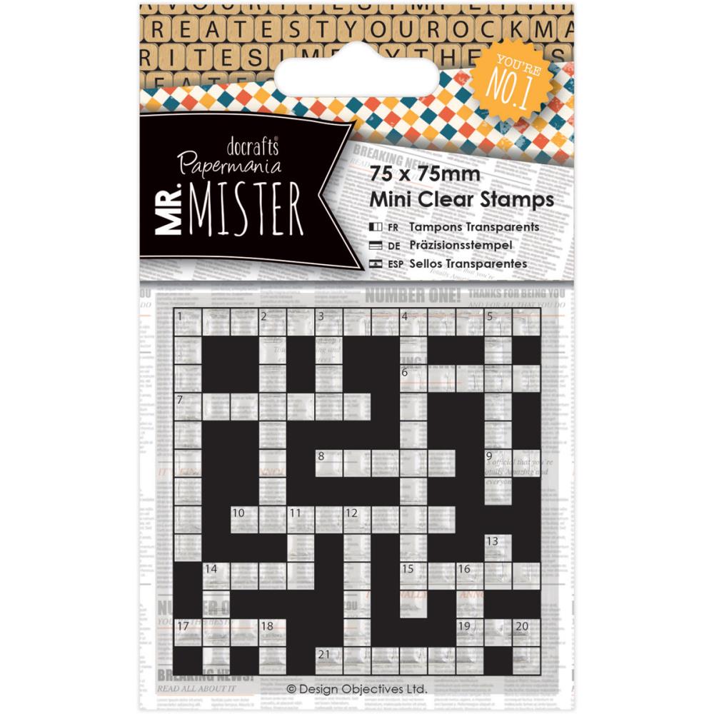 Штамп Papermania "Кроссворд"