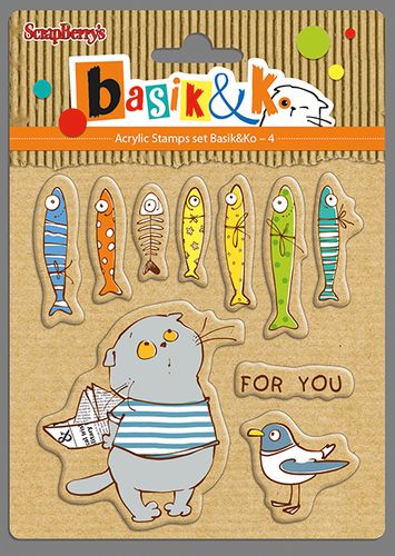 Набор штампов Scrapberrys "Басик "For you"