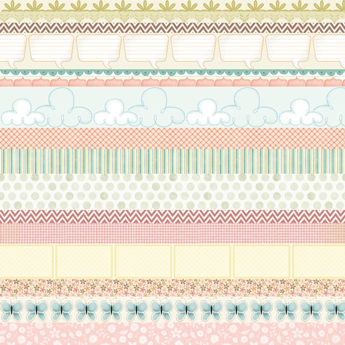 Бумага Scrapberrys "Фантазия" Ассорти (SB276)