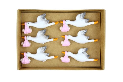 Декоративное украшение Scrapberrys "Аист" (338)