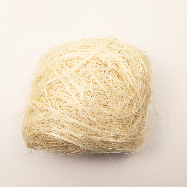 Сизаль 50 грамм, цвет натуральный отбеленный