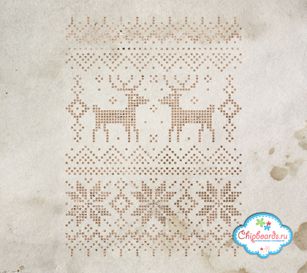 Трафарет Chipboards"Вышивка"