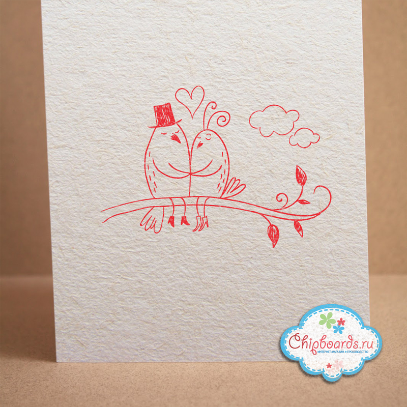 Штамп Chipboards "Идеальная пара"