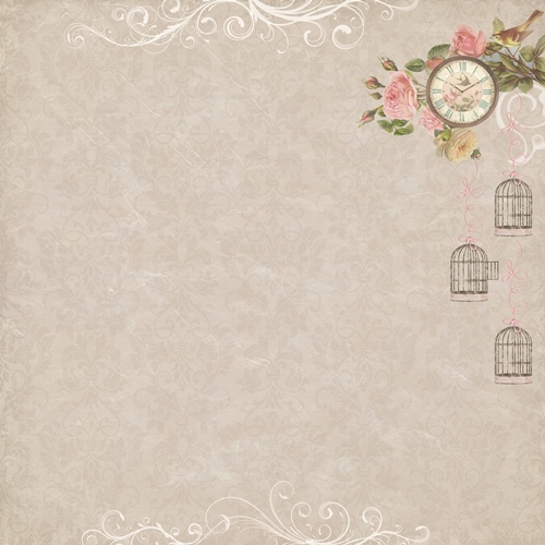 Бумага Scrapberrys "Французское Путешествие", В Тени Кедра (SB290)