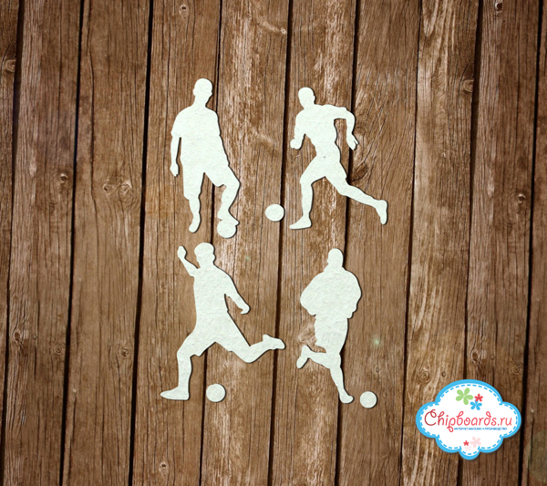 Чипборд Chipboards "Футболисты "
