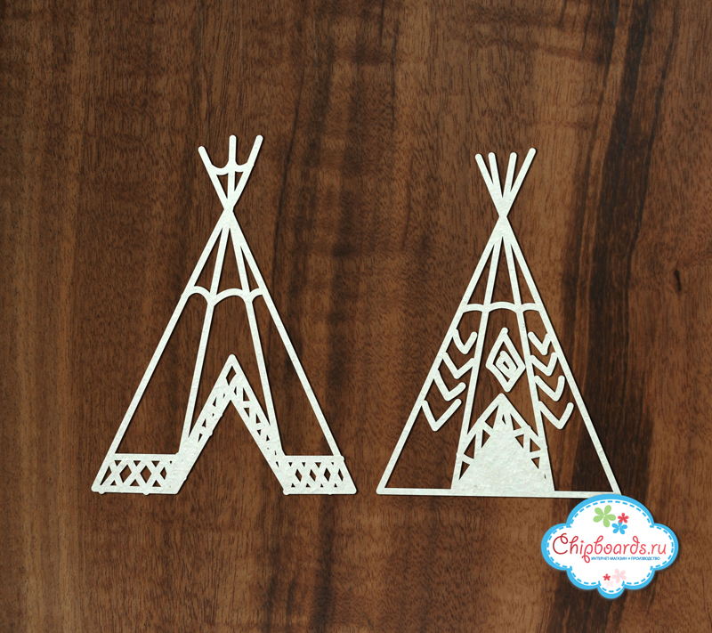 Чипборд Chipboards "Вигвам"