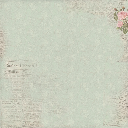 Бумага Scrapberrys "Французское Путешествие", Летний Бриз (SB295)