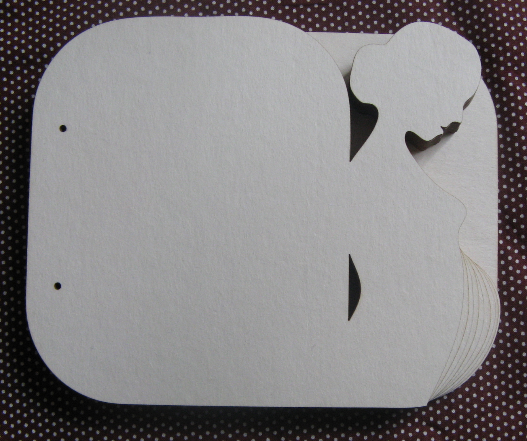 Заготовка для альбома Chipboards "9 месяцев"