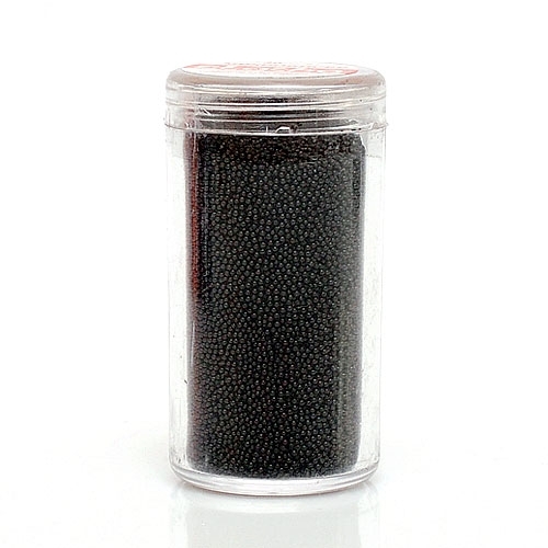Микробисер Zlatka. Цвет чёрный