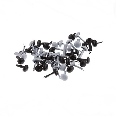 Набор мини-брадс MrPainter, чёрно-белые