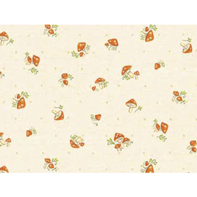 Ткань лоскутная 50 х 55 см "Forest frolics 4585" грибочки