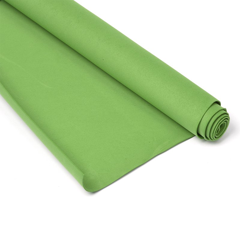 Фоамиран 1 мм в рулоне 60 х 70 см, цвет зелёный