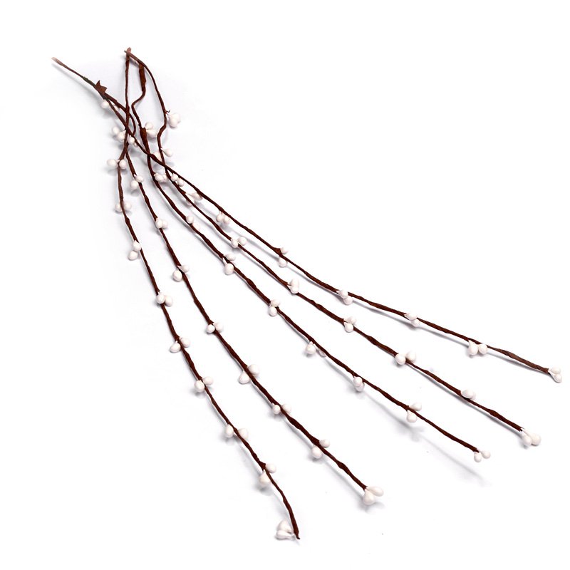 Веточки с почками, цвет белый