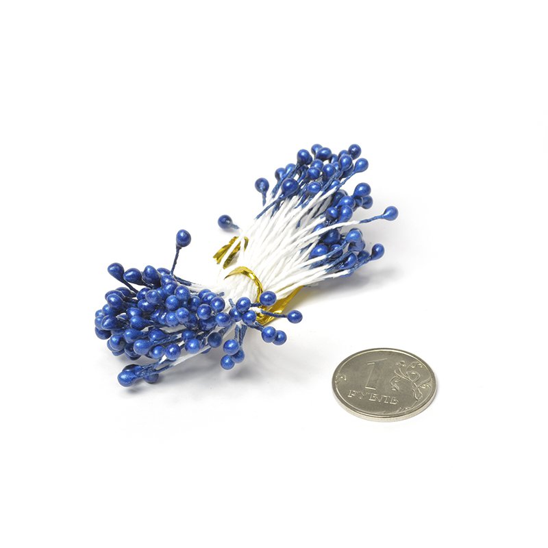 Тычинки Magic, цвет синий 84 шт