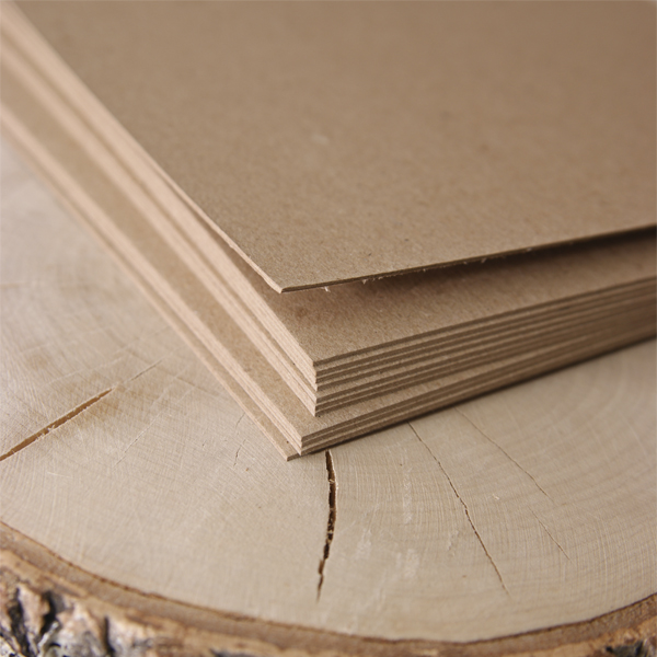 Крафт чипборд 20 х 20 см