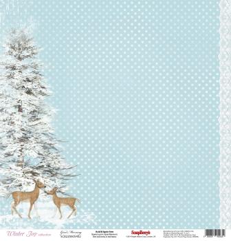 Бумага Scrapberrys "Зимнее Утро" Зимнее Утро (SB590)