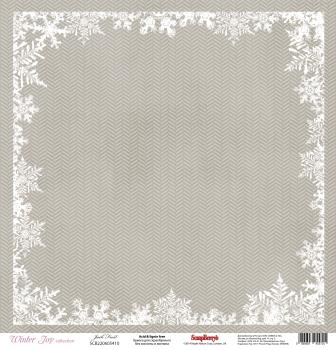 Бумага Scrapberrys "Зимнее Утро" Морозко (SB593)