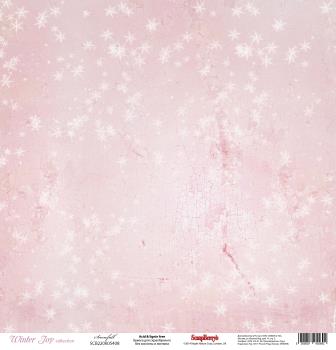 Бумага Scrapberrys "Зимнее Утро" Снегопад (SB598)
