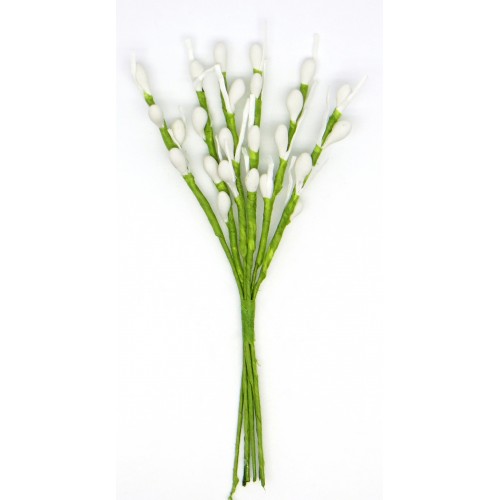 Декоративный букетик Рукоделие"Весенний", веточки с белыми почками