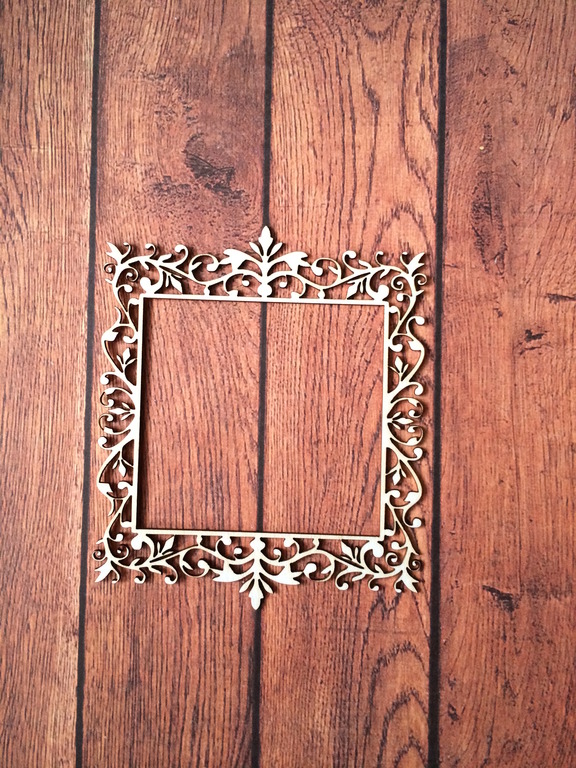 Чипборд Ch-shop "Рамочка квадратная ажурная"