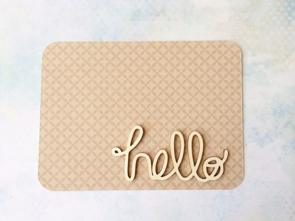 Чипборд Ch-shop "Надпись Hello"