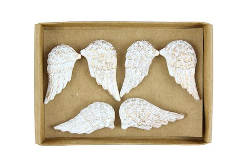 Набор полимерных (гипсовых) украшений Scrapberrys "Ангельские крылья"