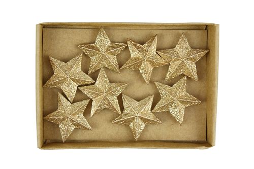 Полимерное (гипсовое) украшение Scrapberrys "Позолоченные звёзды" (350)