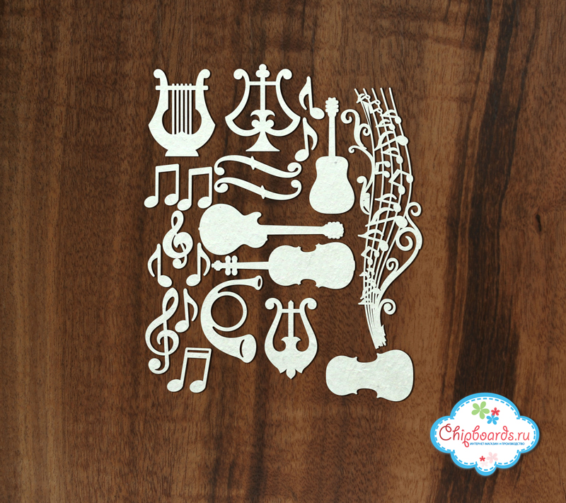 Чипборд Chipboards "Набор "Музыкальный" "