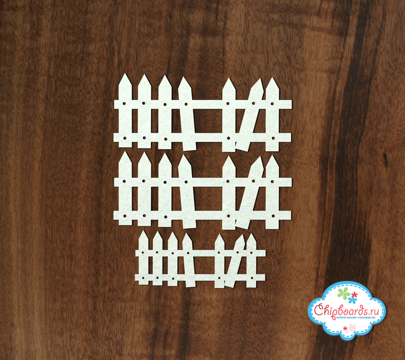Чипборд Chipboards "Забор "Дачный""
