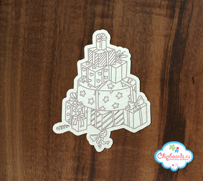 Чипборд Chipboards "Гора подарков"