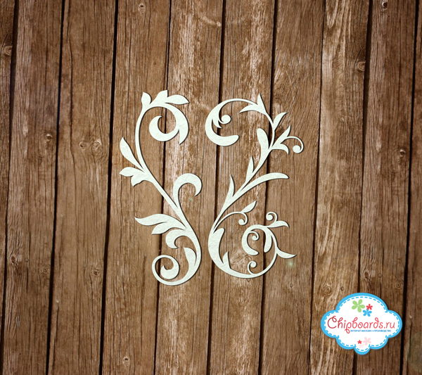 Чипборд Chipboards "Цветочные веточки"