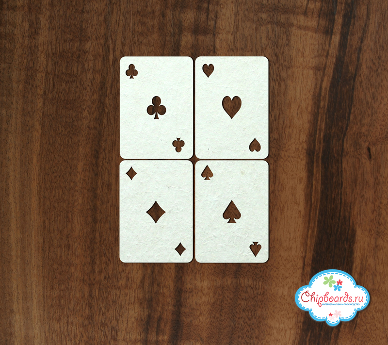 Чипборд Chipboards "Карты игральные"