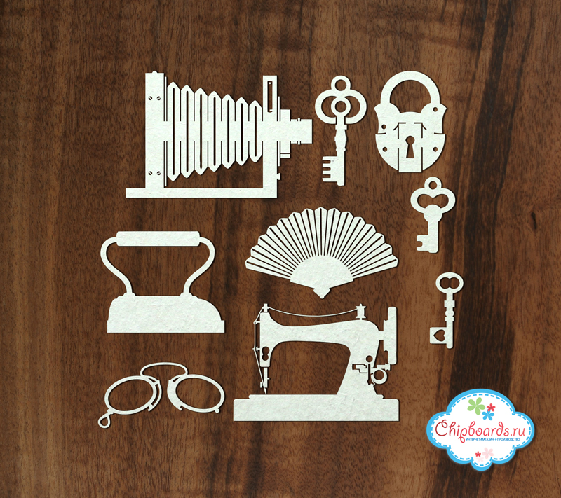 Чипборд Chipboards "Набор "Раритеты""