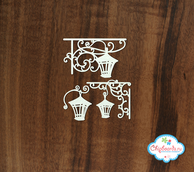 Чипборд Chipboards "Фонари "Прованс""