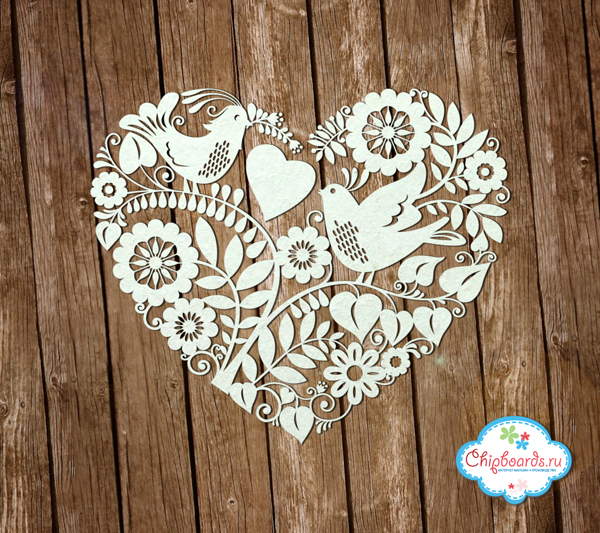 Чипборд Chipboards "Песни о любви"