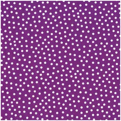 Ткань лоскутная 50 х 55 см "4517", конфетти на фиолетовом