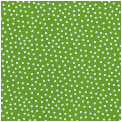 Ткань лоскутная 50 х 55 см "4517", конфетти на зелёном