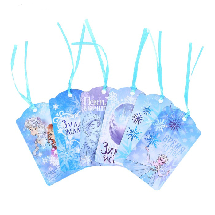 Набор тегов Disney "Зимняя история"Холодное сердце